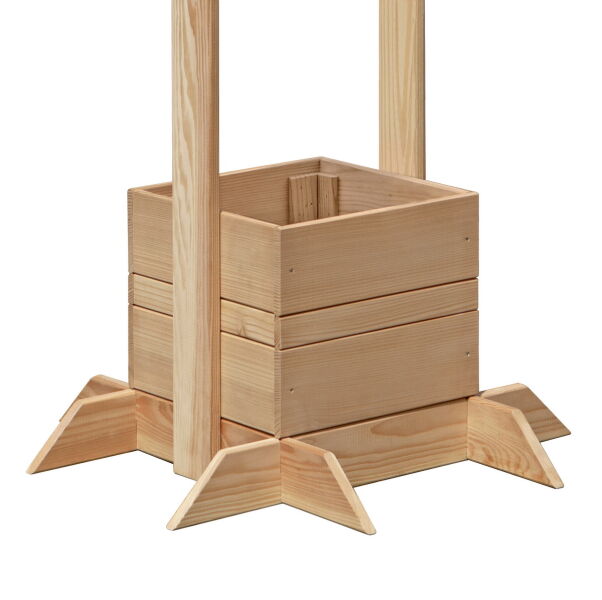 BALKO Pflanzturm Hochbeet, Lärche 70x70x180cm (AL)