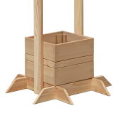 BALKO Pflanzturm Hochbeet, Lärche 70x70x180cm (AL)