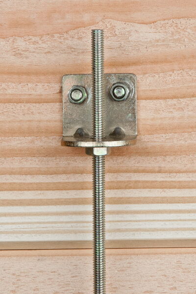 Tuindeco Sturmankerset Sturmsicherung Metall / Set mit 4 Stück, inkl. Bolzen