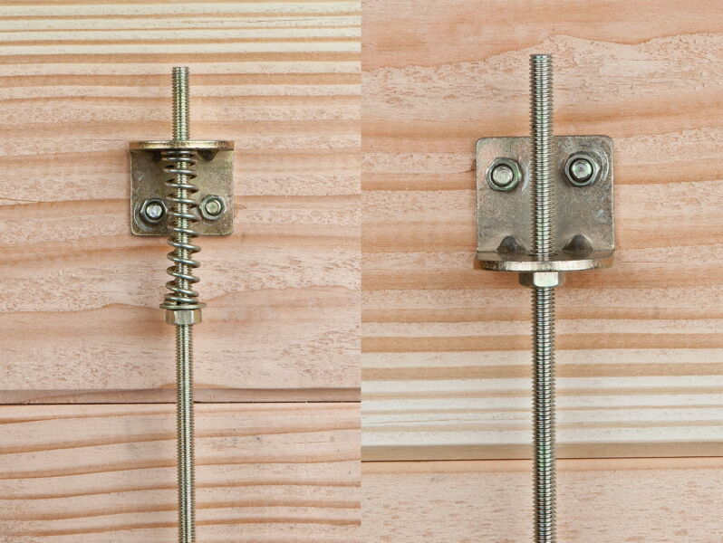 Tuindeco Sturmankerset Sturmsicherung Metall / Set mit 4 Stück, inkl. Bolzen