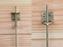 Tuindeco Sturmankerset Sturmsicherung Metall / Set mit 4 Stück, inkl. Bolzen