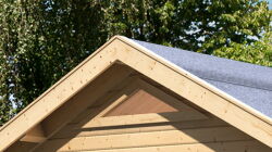 Karibu Fenster Dreieckfenster 135x34 cm für 27°...