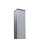 Pfosten für 200er MODULAR SYSTEME silber anodisiertes Aluminium 68x68x2700mm / MIX&MATCH - MODULAR SYSTEME
