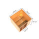 38mm Massivholzsauna JUTTA (Fronteinstieg) / kein Dachkranz / Ofen 9 kW Bio externe Strg easy