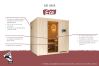 Sauna FAURIN (Eckeinstieg)  / kein Dachkranz / Ofen 9 kW Bio externe Strg easy