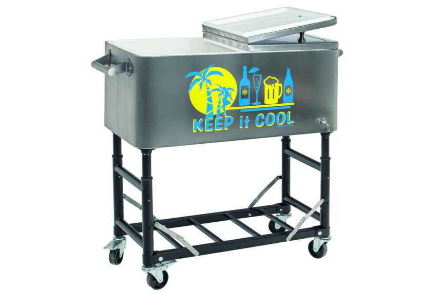Tuindeco Kühlbox Flaschenkühler Ice Trolley "Keep it cool"