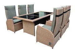 Tuindeco Loungegarnitur Loungeset Dinnerset Lexington,...