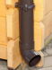 4 x 5 Meter Dachrinnenset 100 mm braun halbrund (für 4-seitiges Dach z.B. Walmdach)