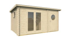 Gartenhaus ROBIN 44 Premium 500x400 cm (A), 44mm...