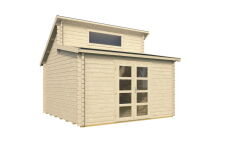 Gartenhaus MARIUS 400x400 cm, 40 oder 44 mm Doppelnut -...