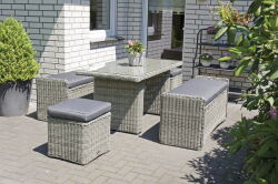 Sitzgruppe Lounge "Tahoe"grey-white...