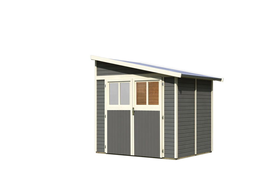 Karibu Gartenhaus BOMLITZ 2 terragrau