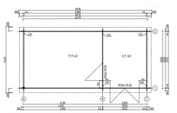 Gartenhaus BAYERN PLUS ISO, 647x300 cm, inkl. Schleppdach (A); 44mm Blockbohlen; ohne Boden