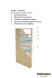 Palmako Garage ANDRE 44,7 m² - 665 x 739 cm, Elementbauweise, mit 2 SEKTIONALTOREN