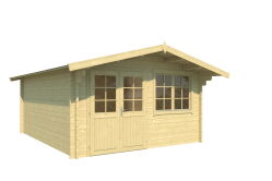 Gartenhaus HELENE; 400x500 cm ISO (R); 44 mm Doppelnut;...