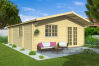 Gartenhaus WILMA 600x800 cm (A); 44 mm Doppelnut; ISO; inkl Boden