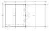 Topgarden Doppelgarage mit Carport 595 x 1069 cm (A); 44 mm Doppelnut, Satteldach, mit Holztor