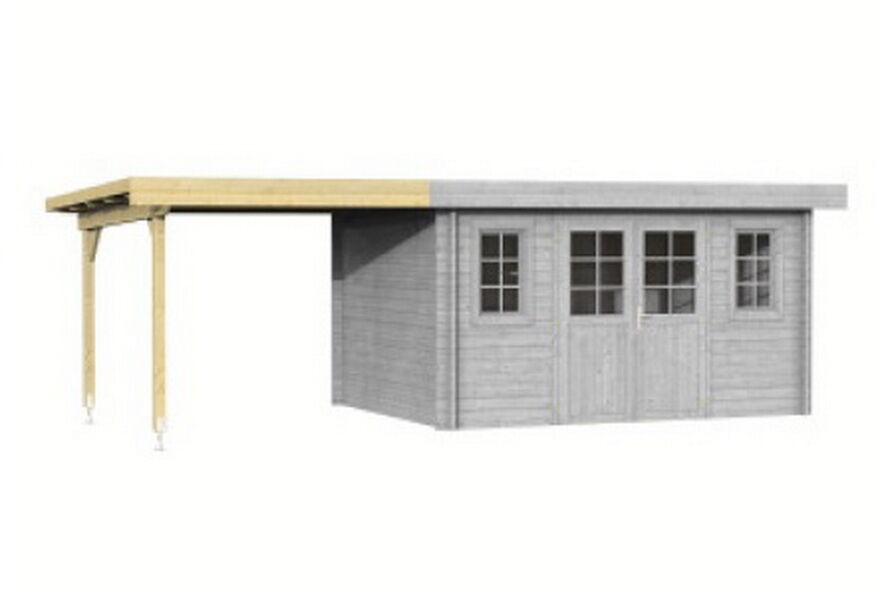 Schleppdach 300cm für Gartenhaus EMS (P)