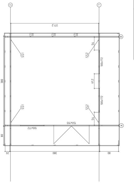 Gartenhaus SOPHIA PLUS ISO; 480x470 cm (A); 44 mm Doppelnut; inkl. Boden und Terrasse
