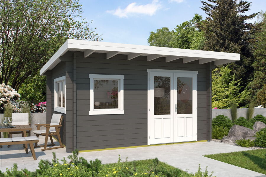 Gartenhaus FÖHR 4x3 m / 50mm / naturbelassen