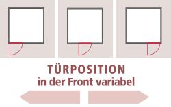 Sauna BODIN (Fronteinstieg) / graphit Tür / kein Dachkranz / Ofen 4,5 kW Bio externe Strg easy