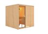 Sauna RODIN (Fronteinstieg) / bronzierte Tür / kein Dachkranz / ohne Ofen