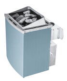 Saunaofen mit eingebauter Steuerung 4,5 kW / silber /...