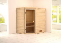 38 mm Massivholzsauna JELLA