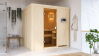 68mm Elementsauna TROMSÖ (Fronteinstieg) / kein Dachkranz / Ofen 4,5 KW externe Strg easy