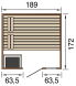 WEKA 38mm Massivholzsauna VALIDA PLUS Sparset