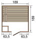 WEKA 38mm Massivholzsauna VALIDA 3 in verschiedene Varianten