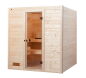 WEKA 38mm Massivholzsauna VALIDA 3 Glastür + Fenster