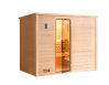 WEKA 45mm Premium Massivholzsauna BERGEN 3 Glastür