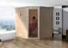 WEKA 45mm Premium Massivholzsauna TURKU 1 Glastür Sparset OS-Ofen