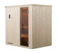 Weka 68mm Elementsauna HALMSTAD 1 Glastür