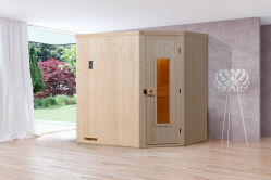 Weka 68mm Elementsauna VARBERG 1 Holztür
