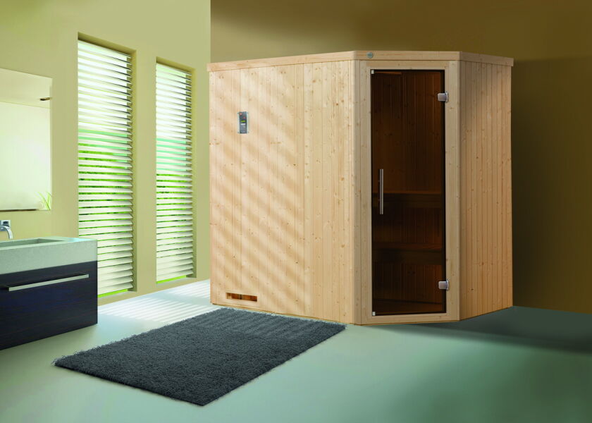 Weka 68mm Elementsauna VARBERG 1 Glastür