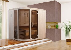 Weka 68mm Elementsauna Design - Sauna SARA 1 OS-Ofen
