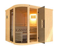 Weka 68mm Elementsauna Design - Sauna SARA 2 OS-Ofen
