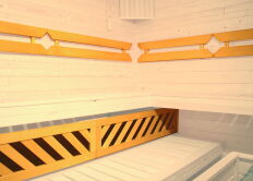Weka 68mm Elementsauna Design - Sauna SARA 2 OS-Ofen
