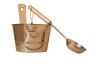Exklusives Aufguss-Set Edelstahl