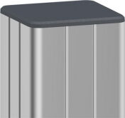 Delta EASY-Fence ALU-Pfosten, silber 70x70x2950mm