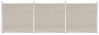 Delta EASY-FENCE WPC Steckzaun sand, Abschluss Silber