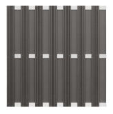 Delta BONDO WPC-Zaun anthrazit 180x180cm