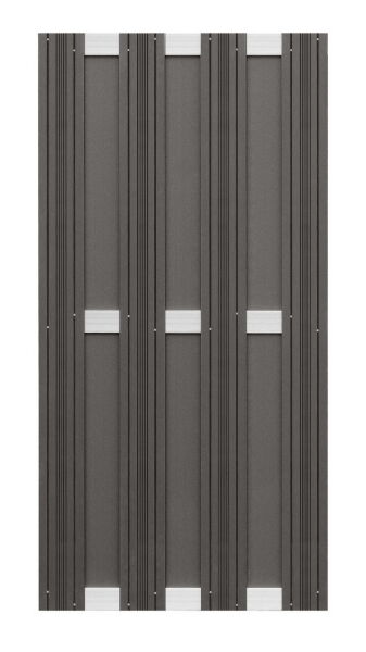Delta BONDO WPC-Zaun anthrazit 90x180cm