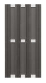 Delta BONDO WPC-Zaun anthrazit, Einzeltor 100x180cm