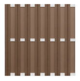 Delta BONDO WPC-Zaun braun 180x180cm