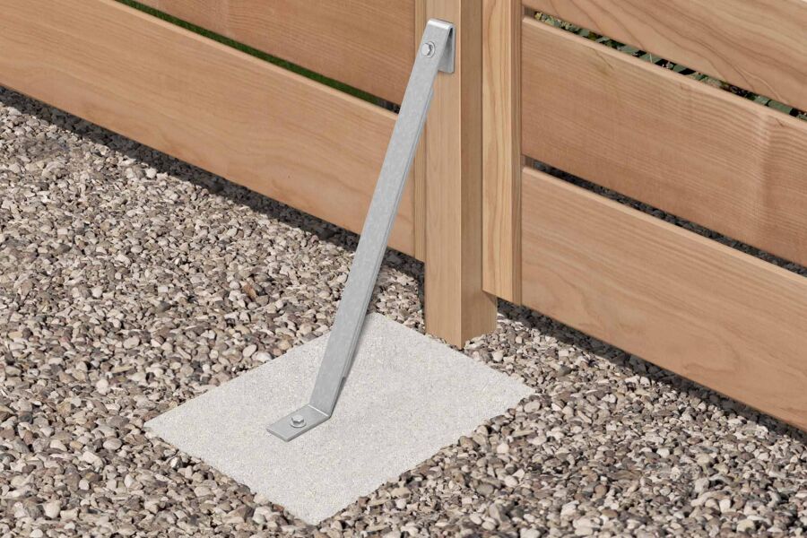 Delta PLANO Sturmanker, silber 4x30x56cm