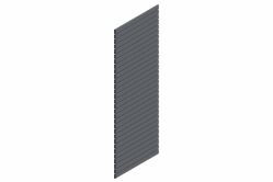 Delta EASY-ROM ALU-Rhombuszaun, anthrazit 60x180cm