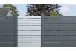Delta EASY-ROM ALU-Rhombuszaun, anthrazit 60x180cm
